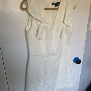 White French Connection Engagement Bridal Dress